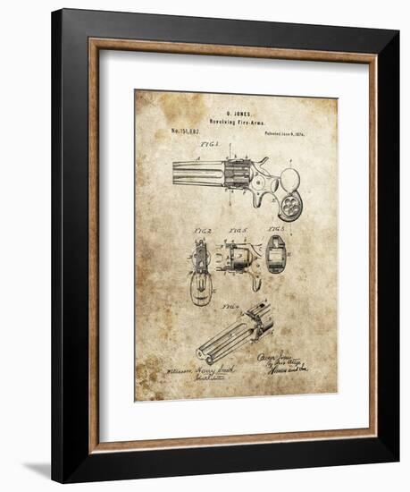 Revolving Fire Arms, 1874-Dan Sproul-Framed Art Print