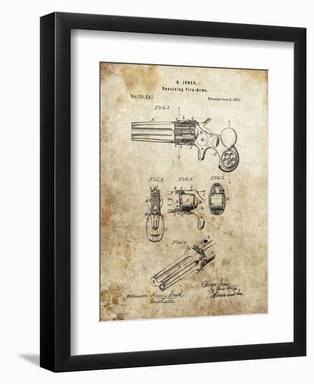 Revolving Fire Arms, 1874-Dan Sproul-Framed Art Print