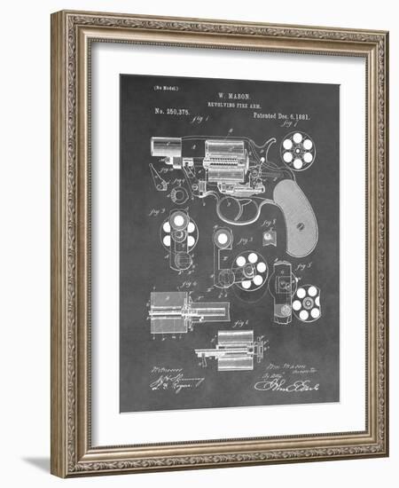 Revolving Firearm, 1881-Gray-Dan Sproul-Framed Art Print