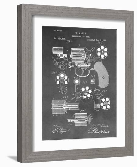 Revolving Firearm, 1881-Gray-Dan Sproul-Framed Art Print