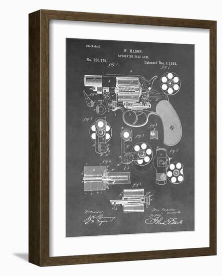 Revolving Firearm, 1881-Gray-Dan Sproul-Framed Art Print