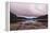 Revsvatnet Lake & Pink Setting Sun & Moody Cloudy Pink Sky, Preikestolen Mountain Lodge, Norway-Karine Aigner-Framed Premier Image Canvas