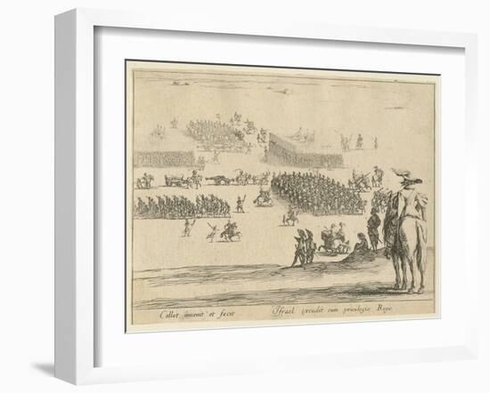 Revue, C.1630-Jacques Callot-Framed Giclee Print