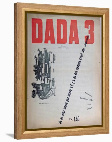 Revue Dada No.3, December 1918 (Colour Litho)-French-Framed Premier Image Canvas