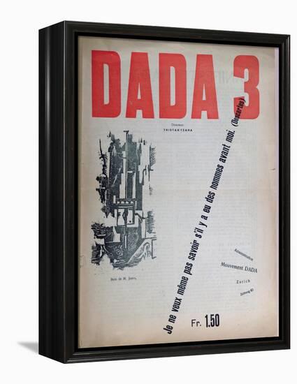 Revue Dada No.3, December 1918 (Colour Litho)-French-Framed Premier Image Canvas