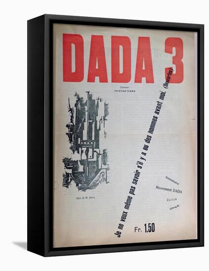 Revue Dada No.3, December 1918 (Colour Litho)-French-Framed Premier Image Canvas