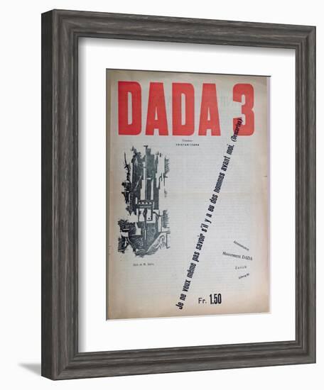 Revue Dada No.3, December 1918 (Colour Litho)-French-Framed Giclee Print