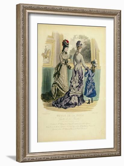 Revue De La Mode, Paris, France, 1878-null-Framed Giclee Print