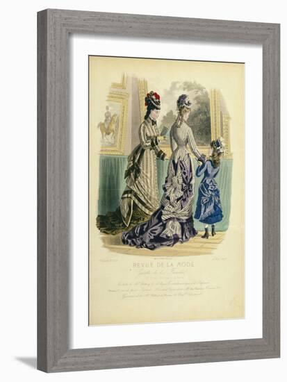 Revue De La Mode, Paris, France, 1878-null-Framed Giclee Print