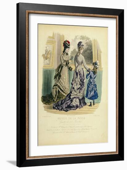 Revue De La Mode, Paris, France, 1878-null-Framed Giclee Print