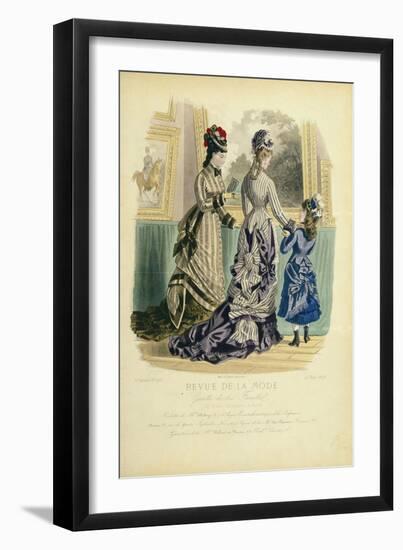 Revue De La Mode, Paris, France, 1878-null-Framed Giclee Print