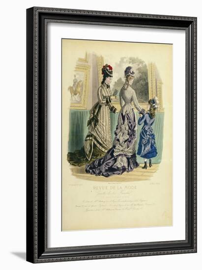 Revue De La Mode, Paris, France, 1878-null-Framed Giclee Print