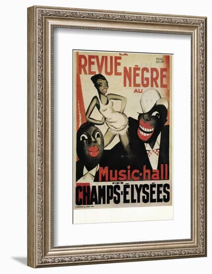 Revue Negre-Paul Colin-Framed Photographic Print