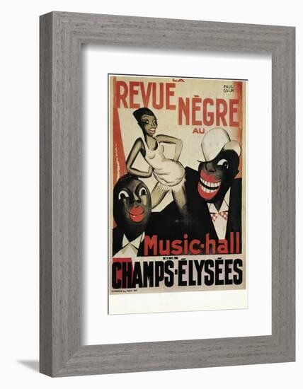 Revue Negre-Paul Colin-Framed Photographic Print