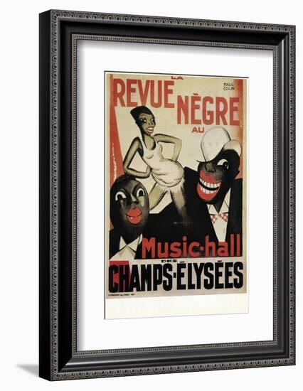 Revue Negre-Paul Colin-Framed Photographic Print