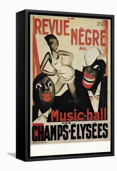 Revue Negre-Paul Colin-Framed Premier Image Canvas