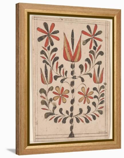 Reward of Merit (Belohnung), Fraktur Painting-null-Framed Premier Image Canvas