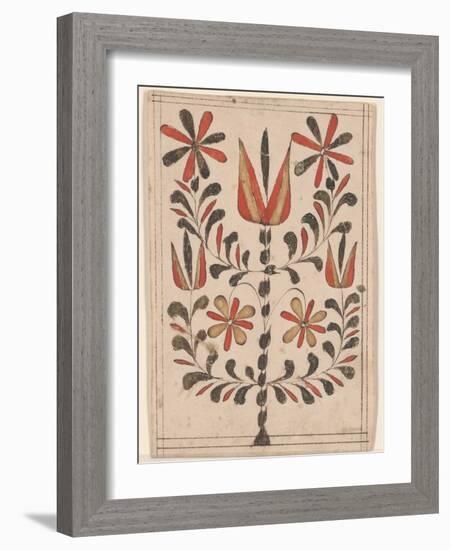 Reward of Merit (Belohnung), Fraktur Painting-null-Framed Giclee Print