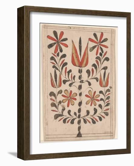 Reward of Merit (Belohnung), Fraktur Painting-null-Framed Giclee Print