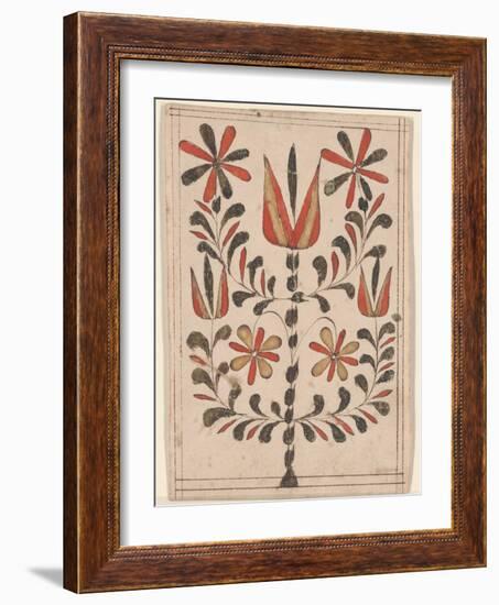 Reward of Merit (Belohnung), Fraktur Painting-null-Framed Giclee Print