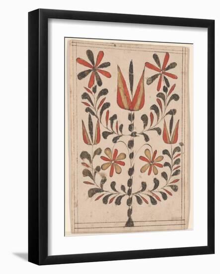 Reward of Merit (Belohnung), Fraktur Painting-null-Framed Giclee Print