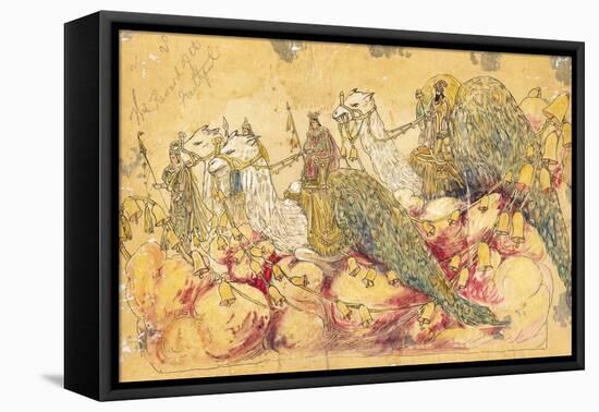 Reward of the Faithful 1910 New Orleans Float Designs-Jennie Wilde-Framed Premier Image Canvas