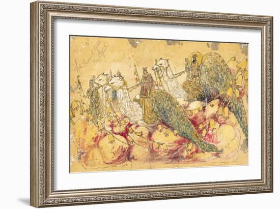 Reward of the Faithful 1910 New Orleans Float Designs-Jennie Wilde-Framed Giclee Print