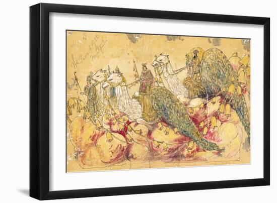 Reward of the Faithful 1910 New Orleans Float Designs-Jennie Wilde-Framed Giclee Print