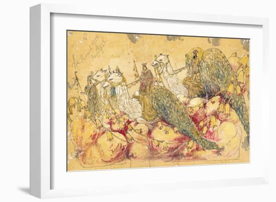 Reward of the Faithful 1910 New Orleans Float Designs-Jennie Wilde-Framed Giclee Print