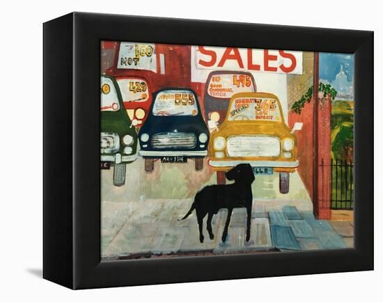 Rex at the Used Car Lot; SALES-Brenda Brin Booker-Framed Premier Image Canvas