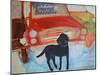 Rex at the Used Car Lot - Three months guarantee-Brenda Brin Booker-Mounted Giclee Print