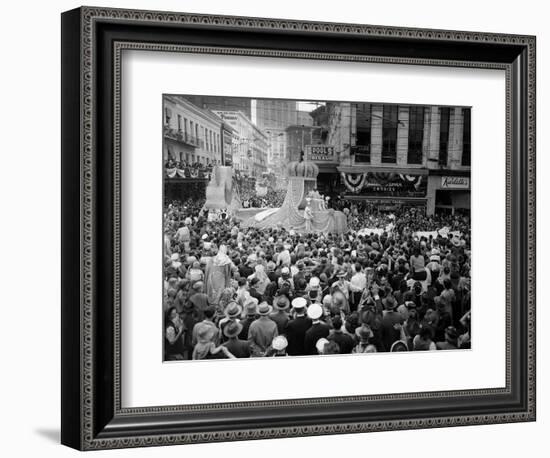 Rex, King of the New Orleans Mardi Gras Parade-null-Framed Photographic Print