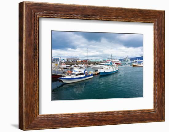 Reykjavik, Harbour-Catharina Lux-Framed Photographic Print