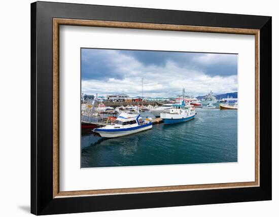 Reykjavik, Harbour-Catharina Lux-Framed Photographic Print