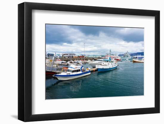 Reykjavik, Harbour-Catharina Lux-Framed Photographic Print