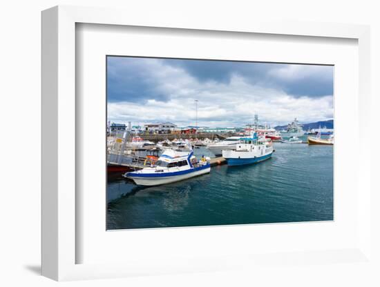 Reykjavik, Harbour-Catharina Lux-Framed Photographic Print