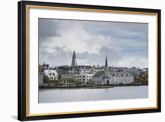 Reykjavik, Iceland, Polar Regions-Michael-Framed Photographic Print