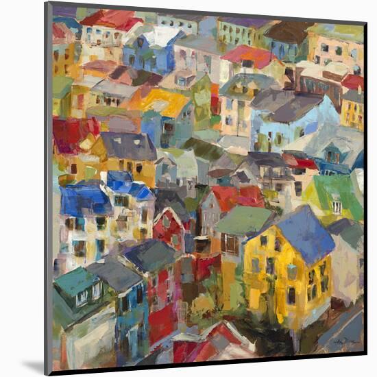 Reykjavik Rooftops-Amy Dixon-Mounted Giclee Print