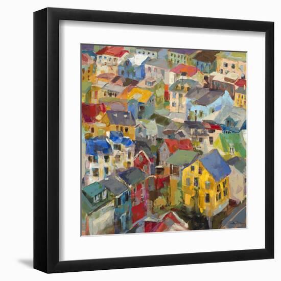 Reykjavik Rooftops-Amy Dixon-Framed Giclee Print