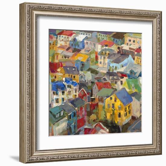 Reykjavik Rooftops-Amy Dixon-Framed Giclee Print