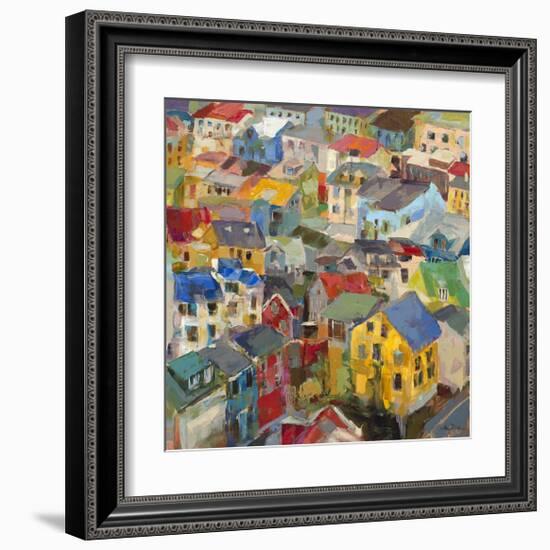 Reykjavik Rooftops-Amy Dixon-Framed Giclee Print