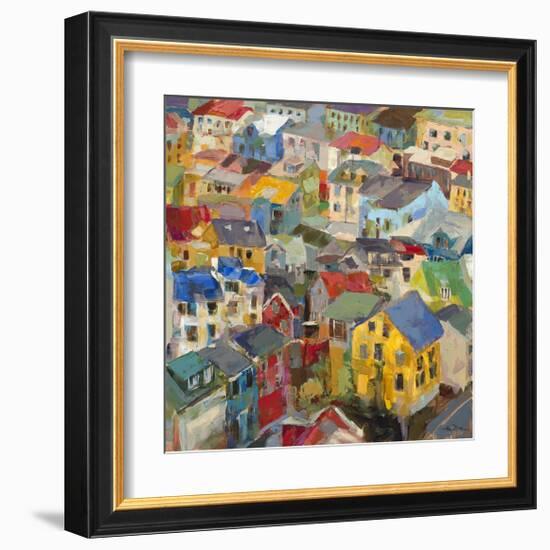 Reykjavik Rooftops-Amy Dixon-Framed Giclee Print