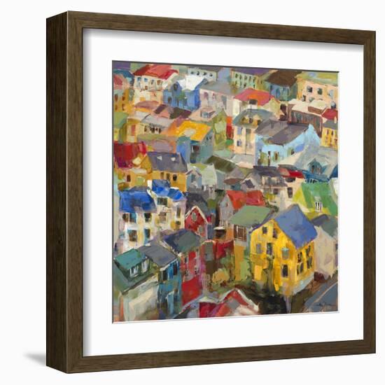 Reykjavik Rooftops-Amy Dixon-Framed Giclee Print