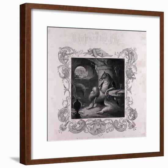 Reynard the Fox at Home-null-Framed Giclee Print