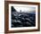 Reynisdrangar Rock Formations and Black Beach, Vik, Iceland-Peter Adams-Framed Photographic Print