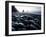 Reynisdrangar Rock Formations and Black Beach, Vik, Iceland-Peter Adams-Framed Photographic Print