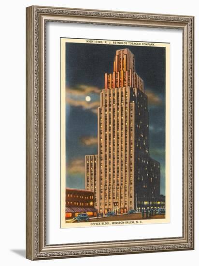 Reynolds Tobacco Building, Winston-Salem, North Carolina-null-Framed Art Print