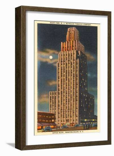 Reynolds Tobacco Building, Winston-Salem, North Carolina-null-Framed Art Print