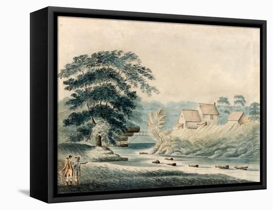 Reynoldson's Mill, Jesmond Dene, 1809-J. Littlefear-Framed Premier Image Canvas