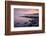 RF - Clavells Pier, Kimmeridge Bay, at sunset, The Purbecks, Dorset, UK, June 2017.-Ross Hoddinott-Framed Photographic Print